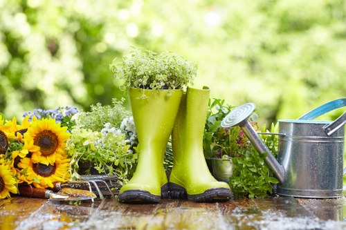 Prepared outdoor area showing layout changes during a Tooting garden makeover